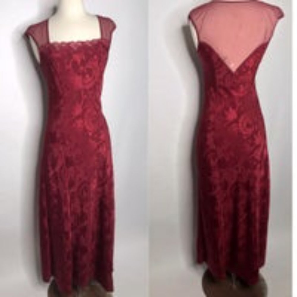 Gold Label Victoria's Secret Wine Long Nightgown